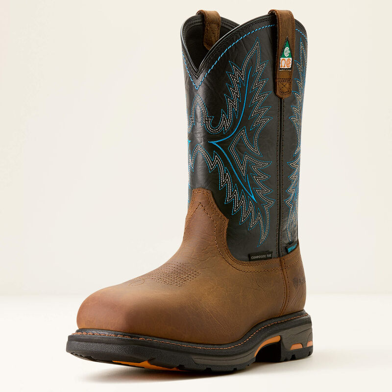 Ariat WorkHog Wide Square Toe‎ Work Boots Ariat WorkHog Wide Square Toe Steel Toe Work Boot  main image 4