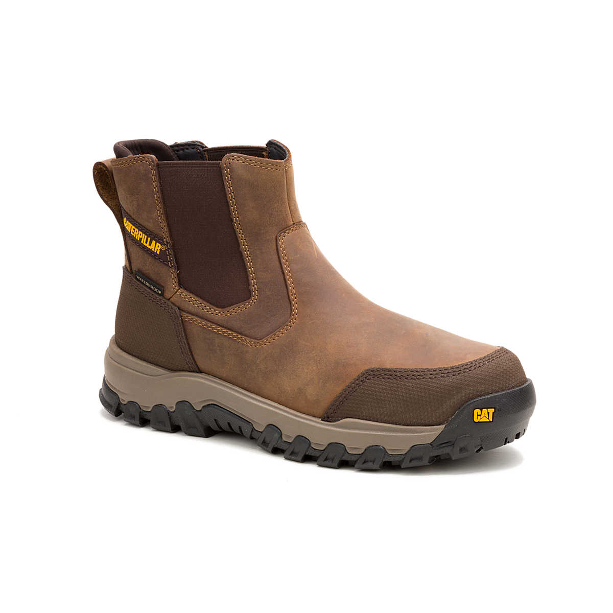 New! Mens Caterpillar Threshold Waterproof Steel Toe SR Work Boots. Size 7. Nice Caterpillar Threshold Waterproof Steel Toe Work Boot Men  main image 3