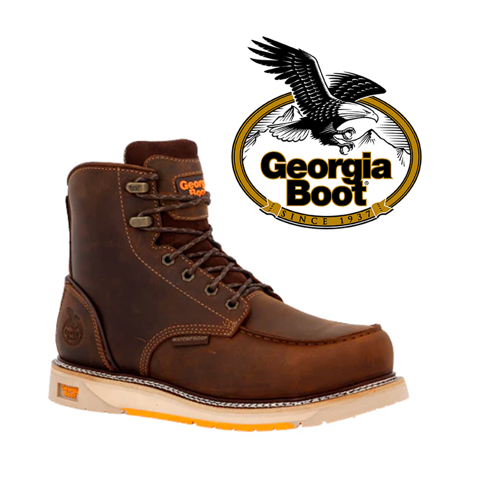 Georgia Men's Steel Toe Wedge 6 Work Boots