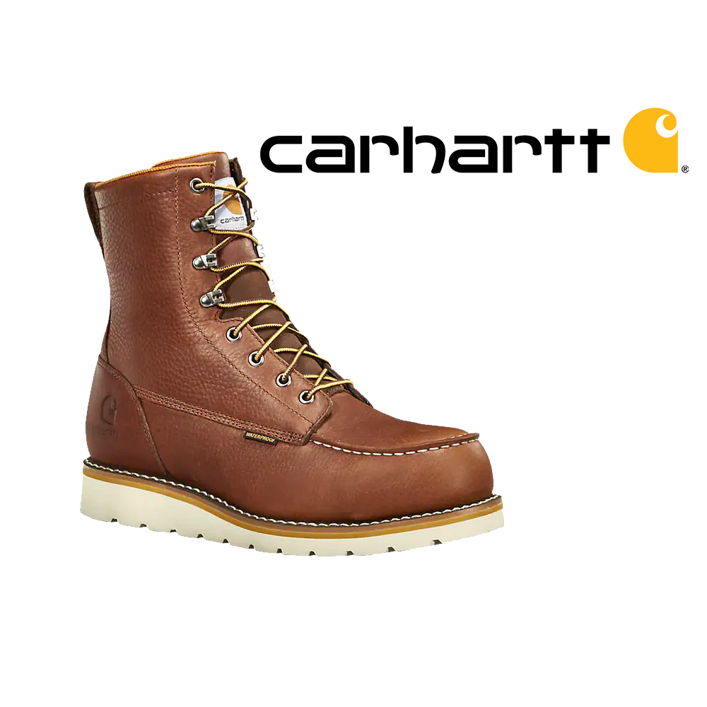 CARHARTT Men s Wedge Work Boot Waterproof 8 Inch Steel Toe FW8275