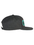 EL GENERAL Mexican States Flag Colors Embroidered Snapback Cap, Black
