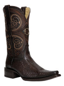 EL GENERAL Men's Genuine Leather Lizard Western Boot