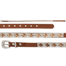 EL GENERAL Faux Leather with Bronze Diamond Rhinestones Hatband 45225