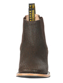 EL GENERAL Men’s Bull Neck Leather Ankle Boot, Moka