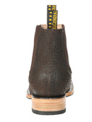 EL GENERAL Men’s Bull Neck Leather Ankle Boot, Moka