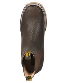 EL GENERAL Men’s Bull Neck Leather Ankle Boot, Moka