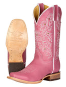 EL GENERAL Women's Pink Western Boot