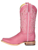 EL GENERAL Women's Pink Western Boot