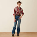 ARIAT Boy's B4 Relaxed Boundary Boot Cut Jean 10018345