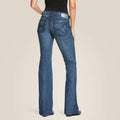 ARIAT Women's Trouser Mid Rise Stretch Outseam Ella Wide Leg Jean 10018360