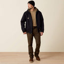 ARIAT Men's Rebar DuraCanvas Jacket, Black