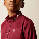 ARIAT Boy's Team Logo Twill Classic Fit Shirt 10030163