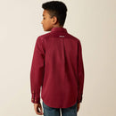 ARIAT Boy's Team Logo Twill Classic Fit Shirt 10030163