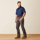 ARIAT Men’s Rebar M4 Low Rise DuraStretch Made Tough Stackable Straight Leg Pant