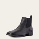 ARIAT Men's Booker Chelsea Wide Square Toe Western Boot, Black