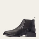 ARIAT Men's Booker Chelsea Wide Square Toe Western Boot, Black