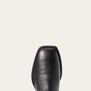 ARIAT Men's Booker Chelsea Wide Square Toe Western Boot, Black