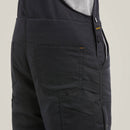 Ariat Rebar DuraCanvas Stretch Insulated Men’s Bib, Black