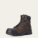 ARIAT Men's Treadfast Waterproof Steel Toe Work Boot, Dark Brown, 6 Inch