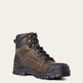 ARIAT Men's Treadfast Waterproof Steel Toe Work Boot, Dark Brown, 6 Inch
