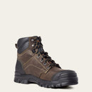 ARIAT Men's Treadfast Waterproof Steel Toe Work Boot, Dark Brown, 6 Inch