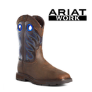 ARIAT Men's Groundwork WST Waterproof Steel Toe Work Boot, Brown