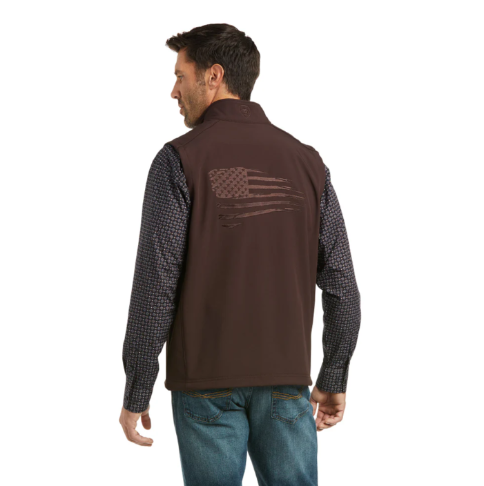 ARIAT Men's Logo 2.0 Patriot Softshell Vest 10037560