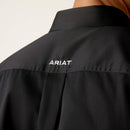 ARIAT Men's Team Logo Twill Classic Fit Mexico Shirt, Black