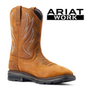 ARIAT Men's Sierra Shock Shield Waterproof Work Boot, Brown