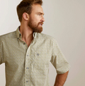 ARIAT Men's Axton Beer Print Classic Fit Shirt 10045052