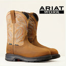 ARIAT Men's WorkHog XT Waterproof Carbon Toe Work Boot, Distressed Brown