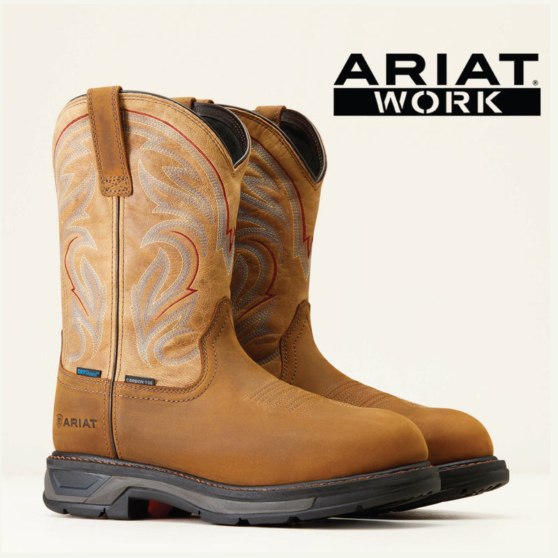 ARIAT Men's WorkHog XT Waterproof Carbon Toe Work Boot 10045435