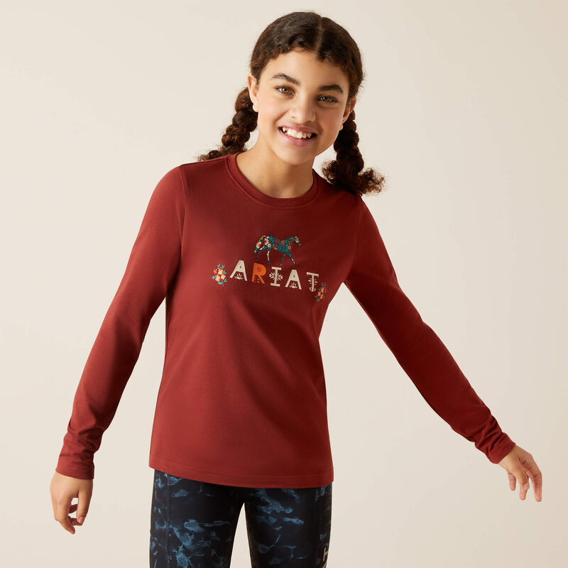 Ariat Girl's Blossom Pony T-Shirt 10046494