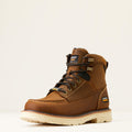 ARIAT Men's Rebar Lift 6 Inch H20 Round Toe Waterproof Work Boot, Brown