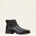 ARIAT Men's Booker Ultra Square Toe Ankle Western Boot, Black