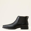 ARIAT Men's Booker Ultra Square Toe Ankle Western Boot, Black