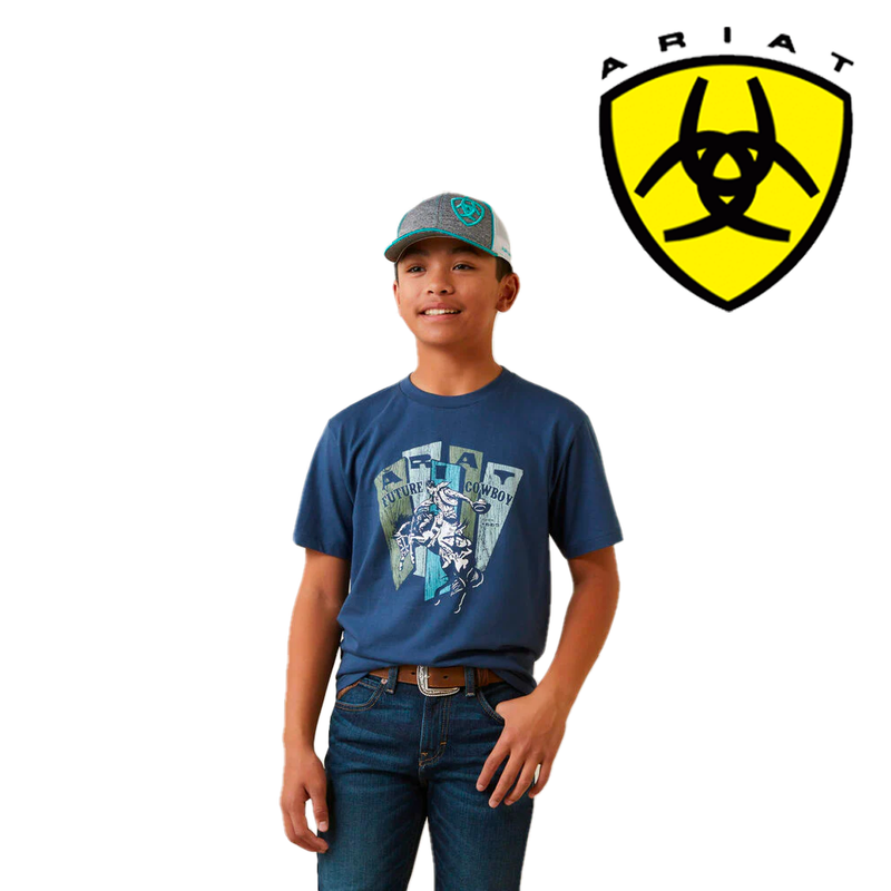 Ariat Boy's Ariat Cowboy Planks T-Shirt 10047653