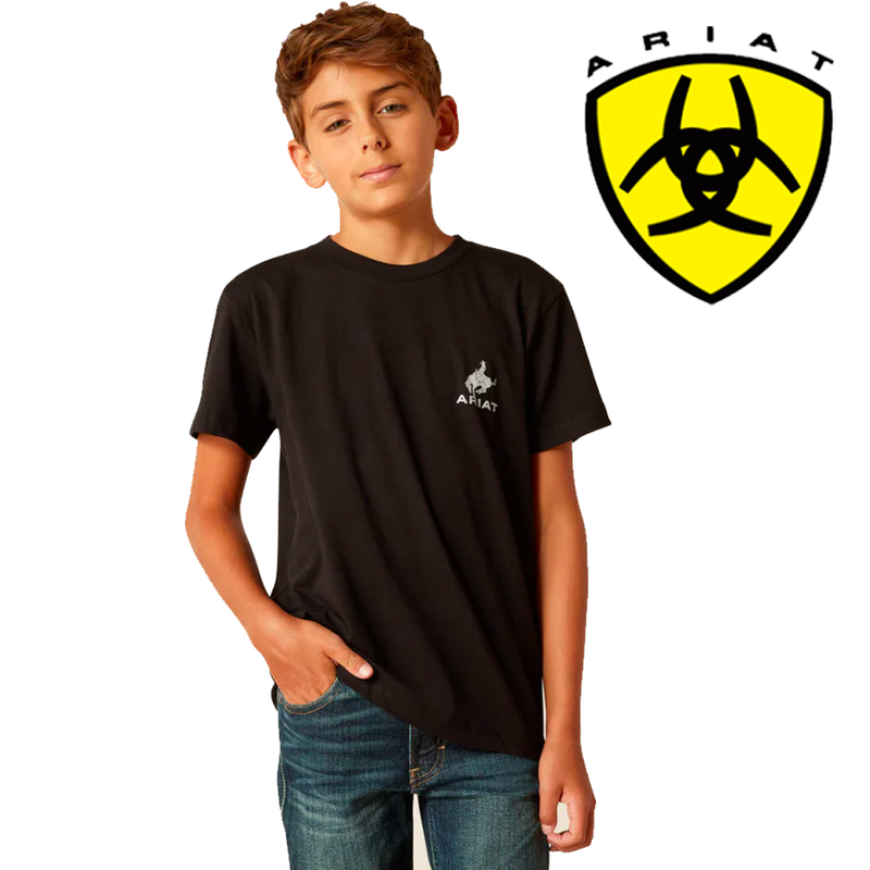 ARIAT BOY'S Bronco Flag T-Shirt 10047915