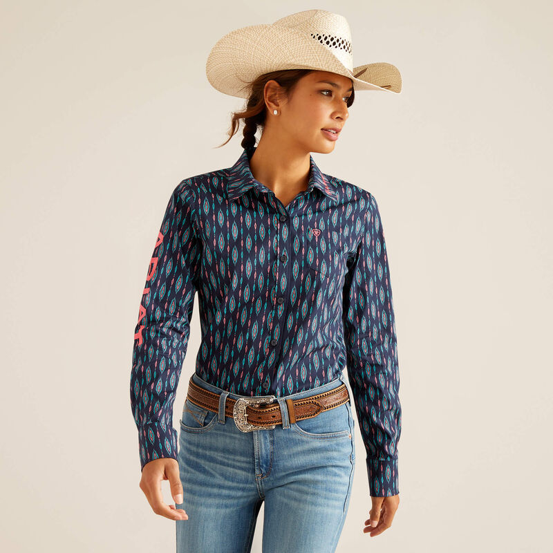 ARIAT Women's Team Kirby Stretch LS SHIRT 10048753