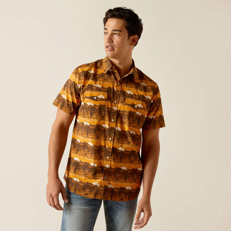 ARIAT Men's Heath Retro SS Shirt 10051303