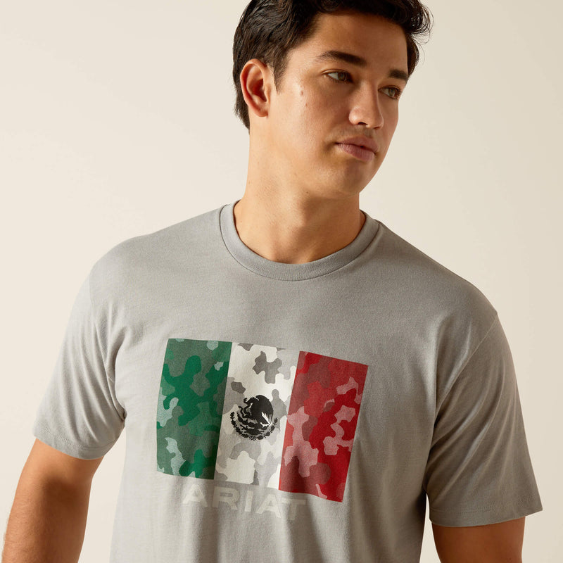 ARIAT Men's Mexico Camo Flag T-shirt 10051751