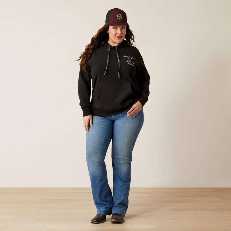 Women's Ariat Steer Stitch Hoodie 10051999