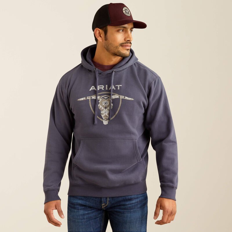 ARIAT Men's Southwestern Longhorn Hoodie 10052004