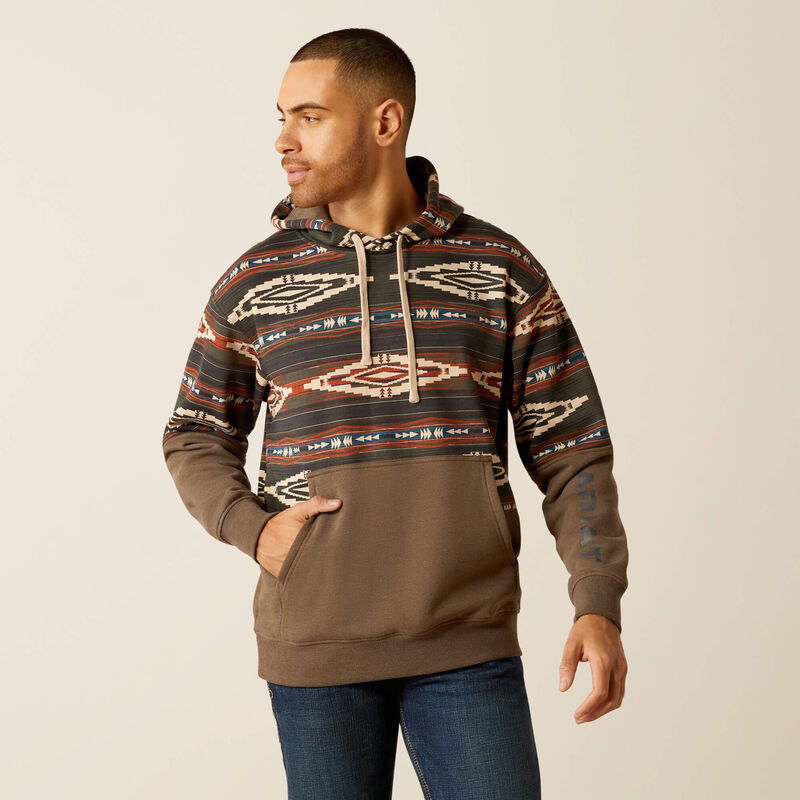 Ariat Men's Color Block Hoodie 10052452