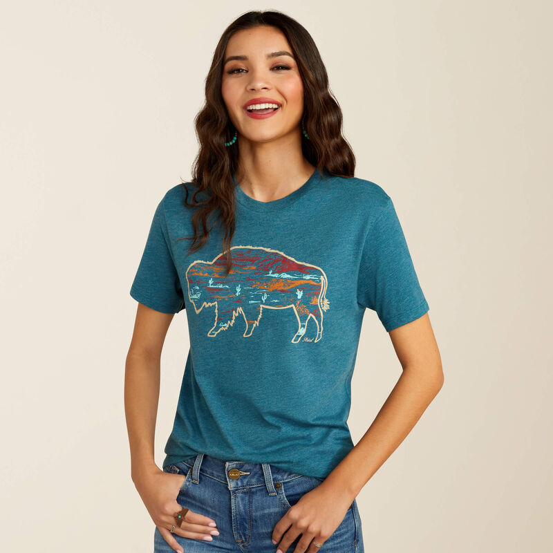 Women's Ariat Bison Ranch T-Shirt 10052540