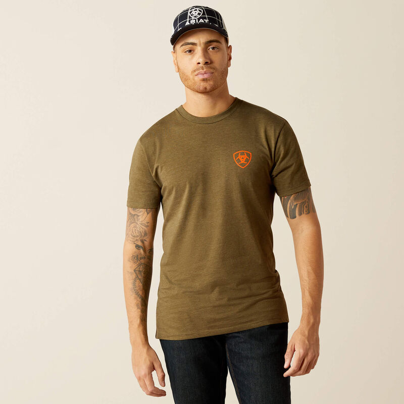 ARIAT Men's Grain Flag Short Sleeve T-Shirt 10052569