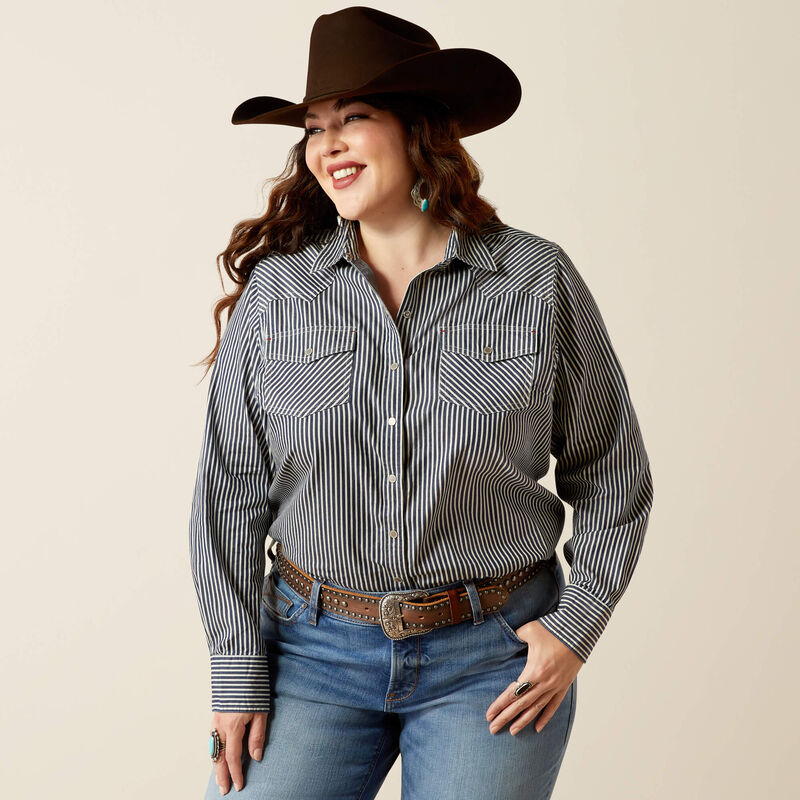 Women’s Ariat Railroad Stripe Shirt 10052967