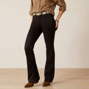 ARIAT Women's Perfect Rise Ella Boot Cut Jeans, Black