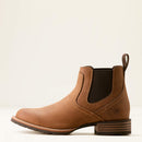 ARIAT Men's Hybrid Low Boy Round Toe Ankle Western Boot, Brown