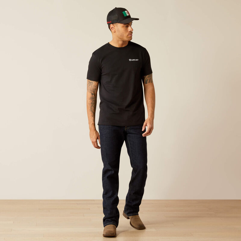 ARIAT MEN'S VIVA MEXICO WOOD SS T-SHIRT 10053997